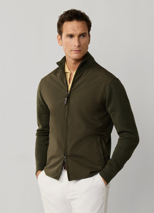 Travel Hybrid Full Zip Jacket
