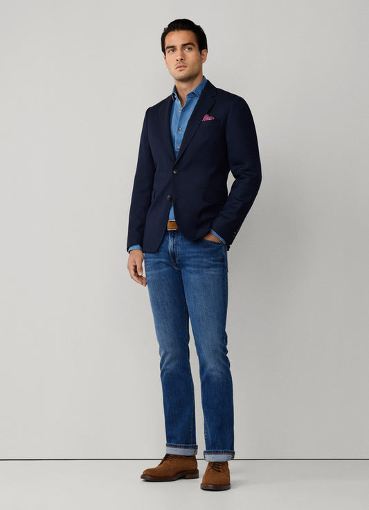 Slim Fit Vintage Wash Denim