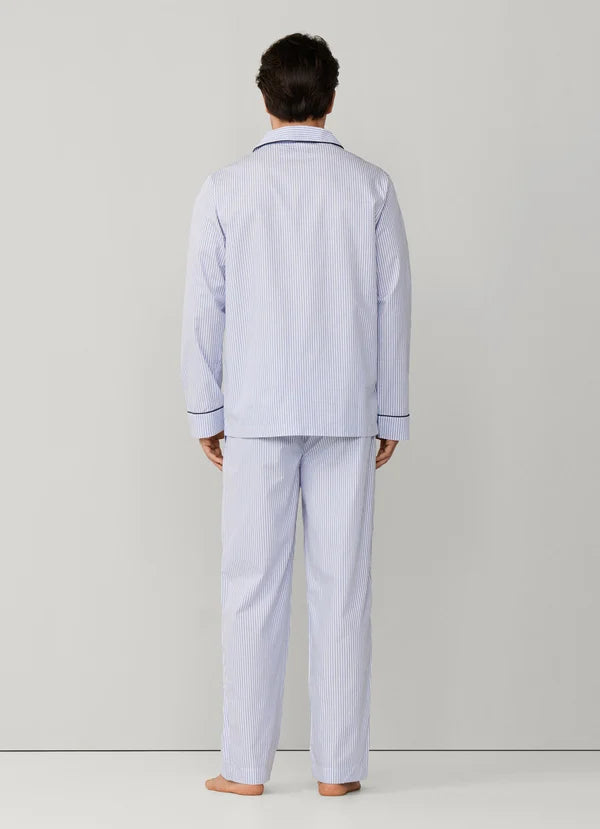 Striped Woven Pyjama Set