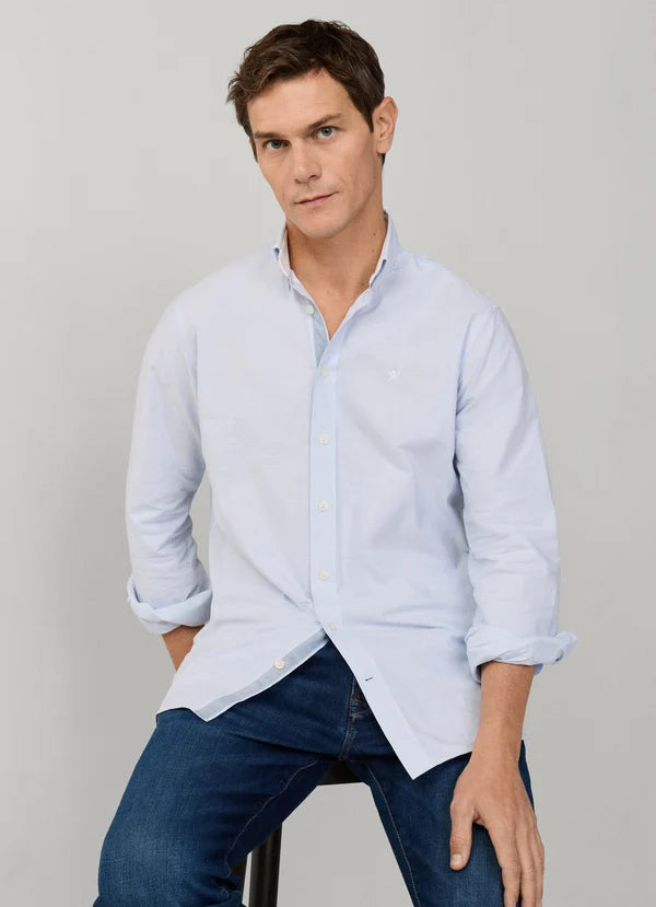 Tailored Fit Ticking Stripe Shirt