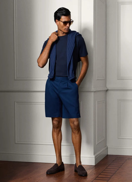 Classic Fit Sanderson Cotton-Silk Short