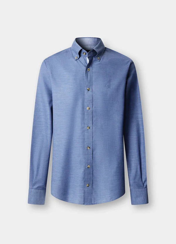 Classic Fit Flannel Herringbone Shirt