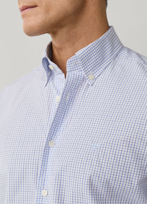 Classic Fit City Tattersall Poplin Shirt