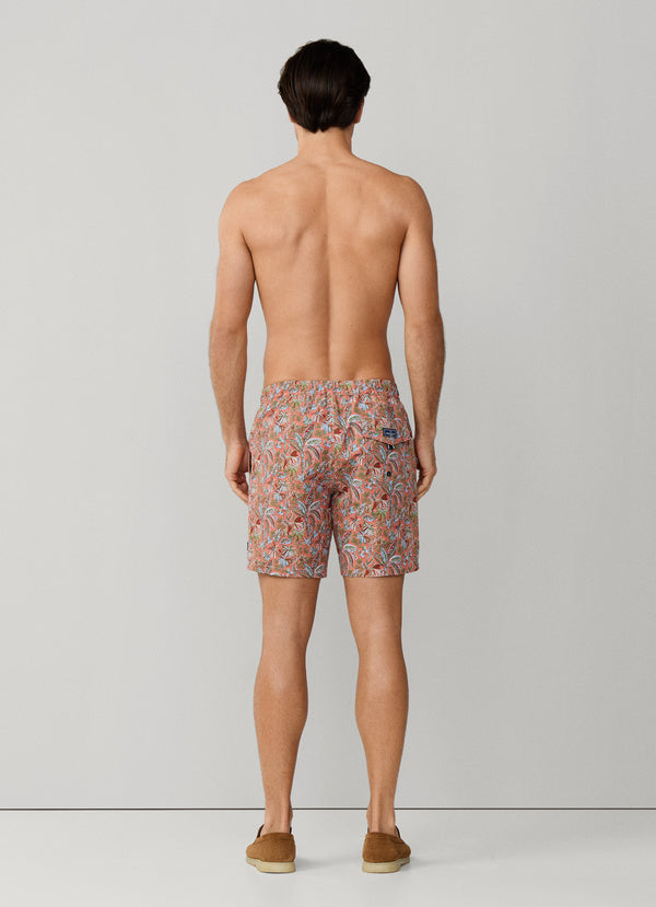 Floral Print Swim Trunk