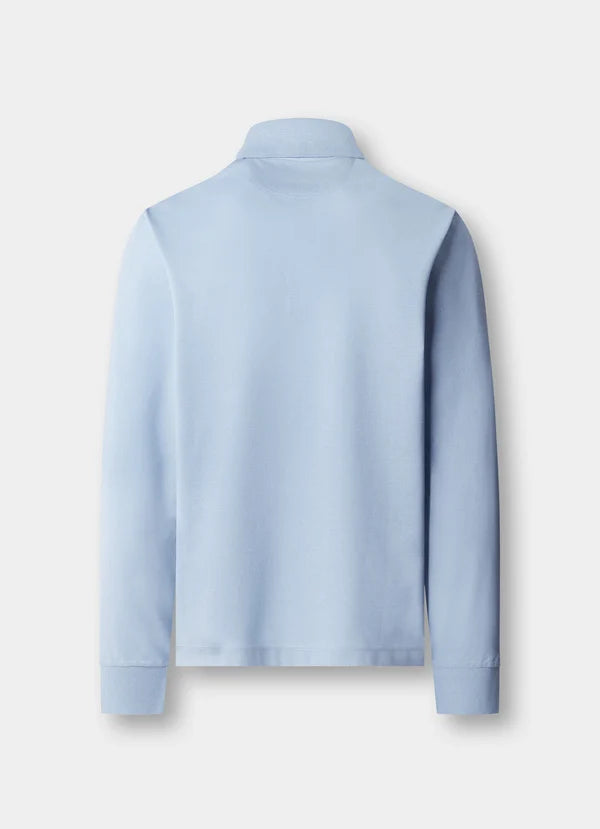 Classic Fit Mercerised Long Sleeve Polo