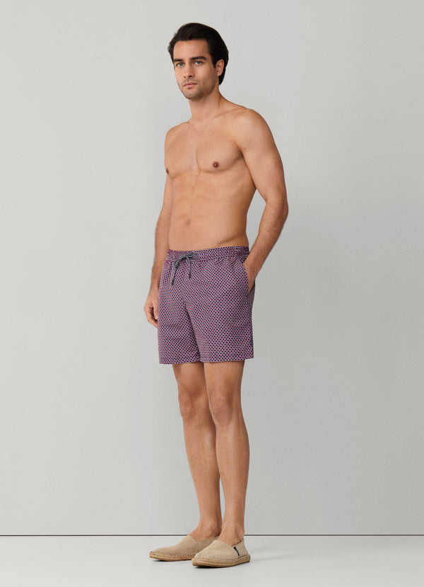 Mini Geo Print Swim Trunk