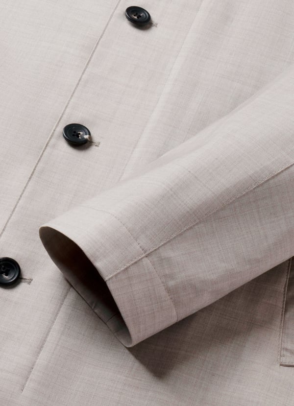 Water Repellant Mac - Woven In Italy