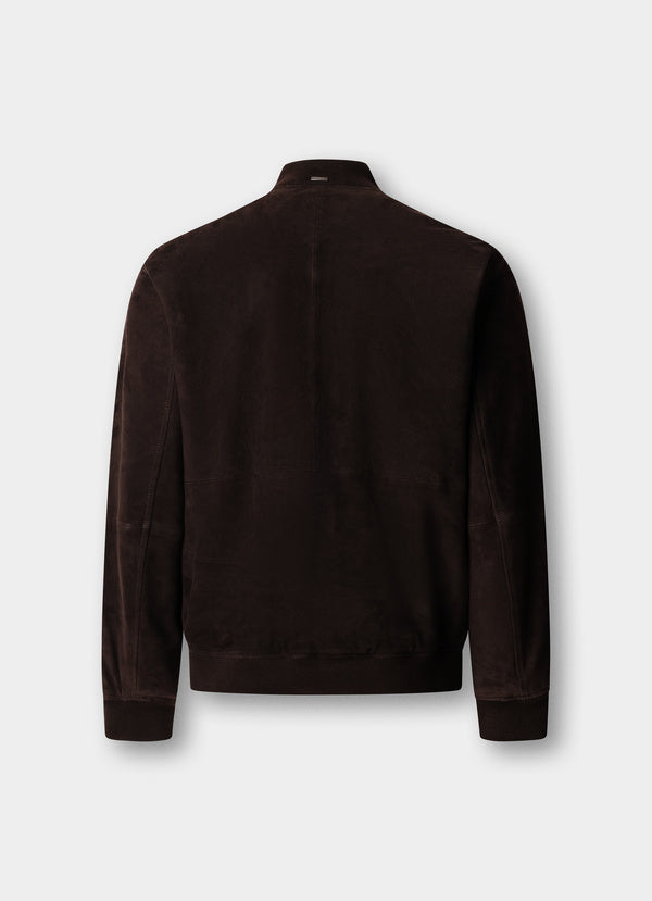 Suede Bomber Jacket