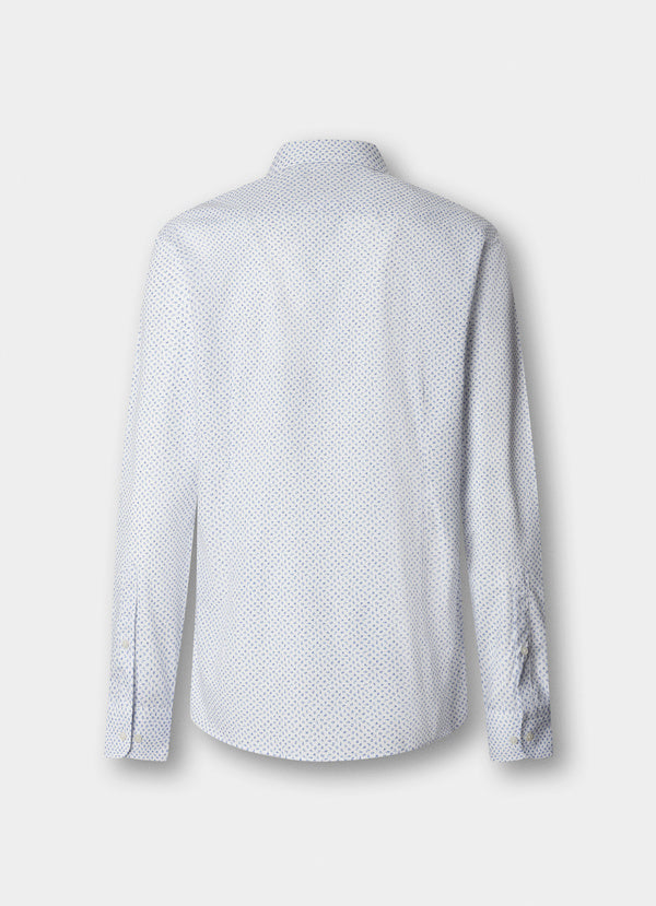 Tailored Fit Mini Floral Print Shirt