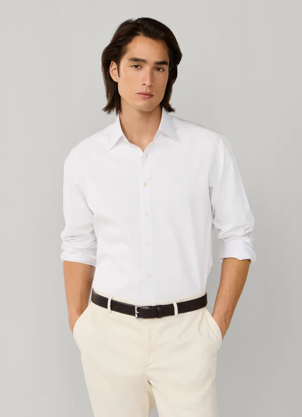 Classic Fit End-On-End Solid Shirt