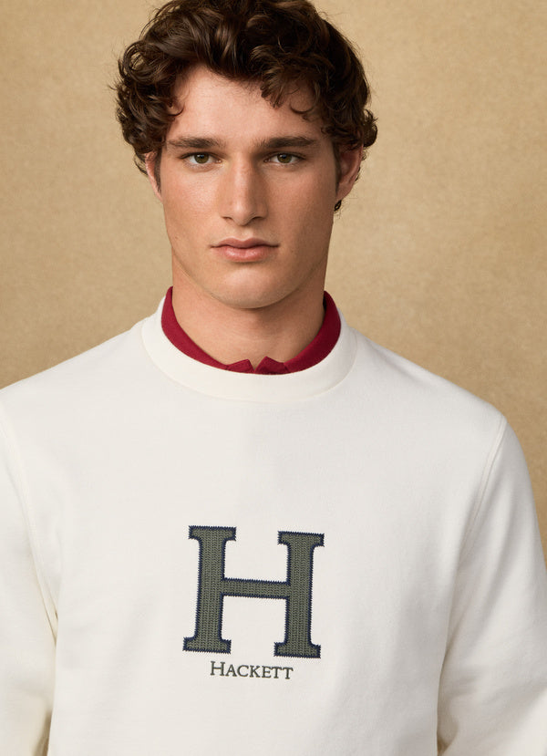 H Crew-Neck Sweatshirt