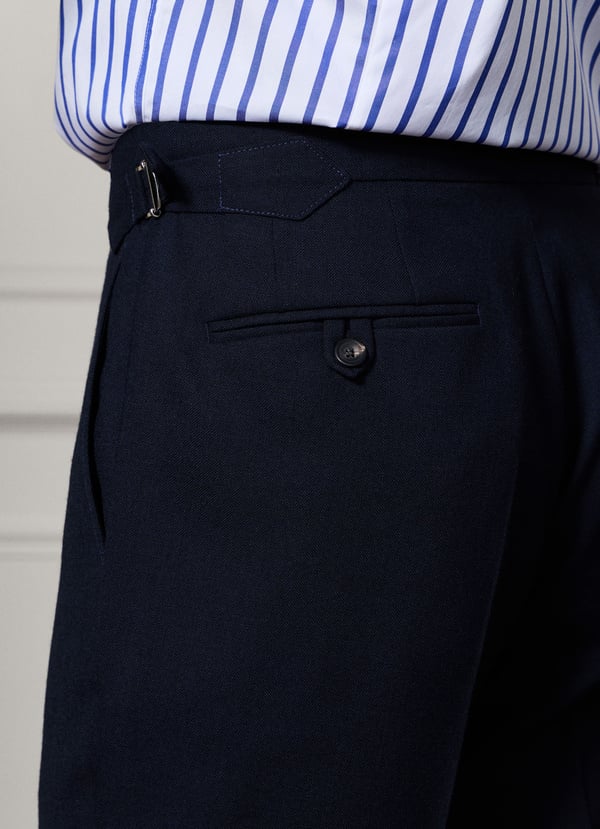 Wool Fresco Double Breasted Suit - Woven In England