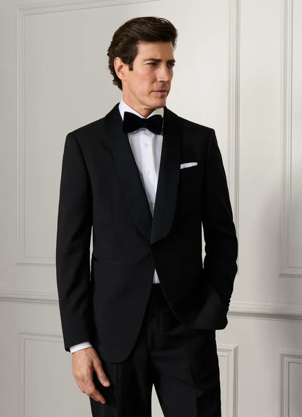 Wool-Mohair Shawl Collar Diner Jacket