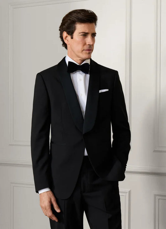 Wool-Mohair Shawl Collar Diner Jacket