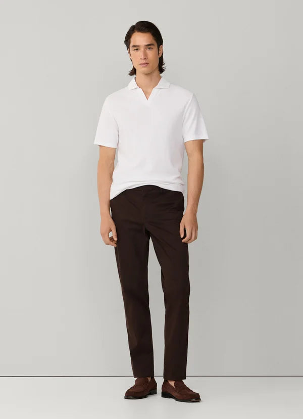 Classic Fit Short Sleeve Textured Knit Polo