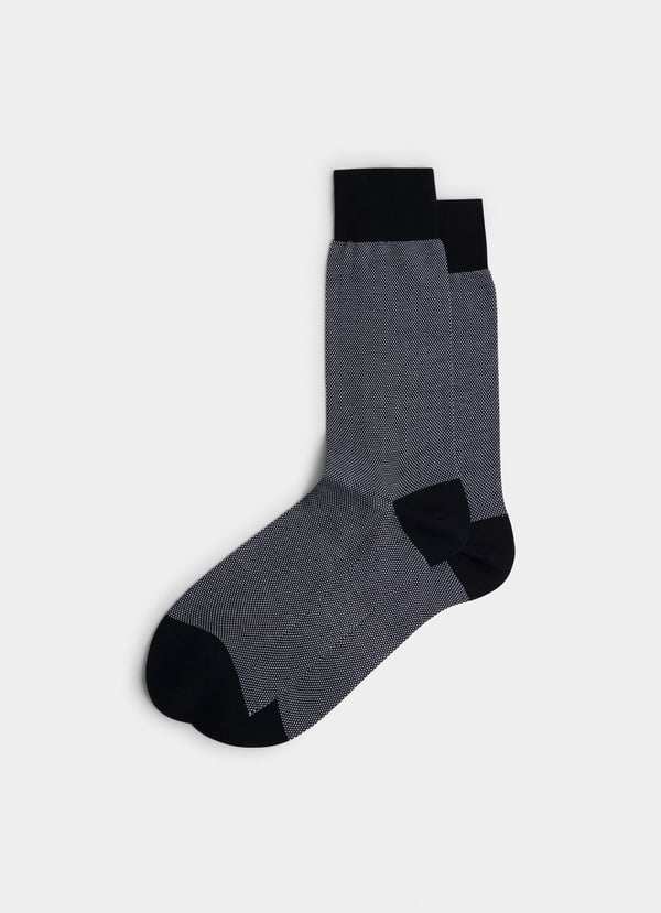 Mercerised Cotton Birdseye Socks