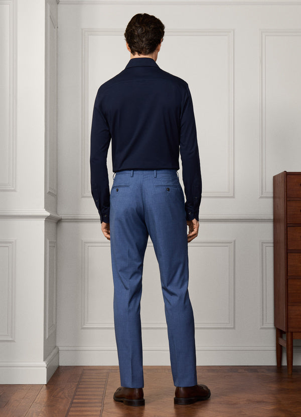Classic Fit Sanderson Tropical Wool Trousers