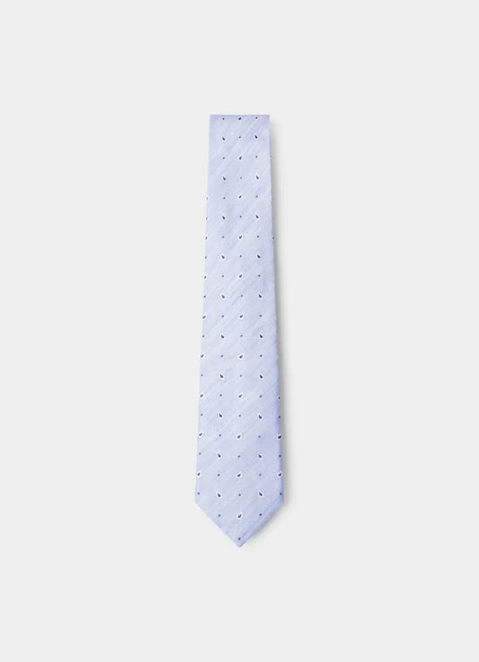 Paisley Silk Linen Tie