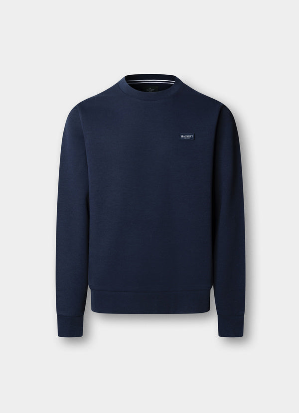 Branded Badge Crew-Neck Sweat