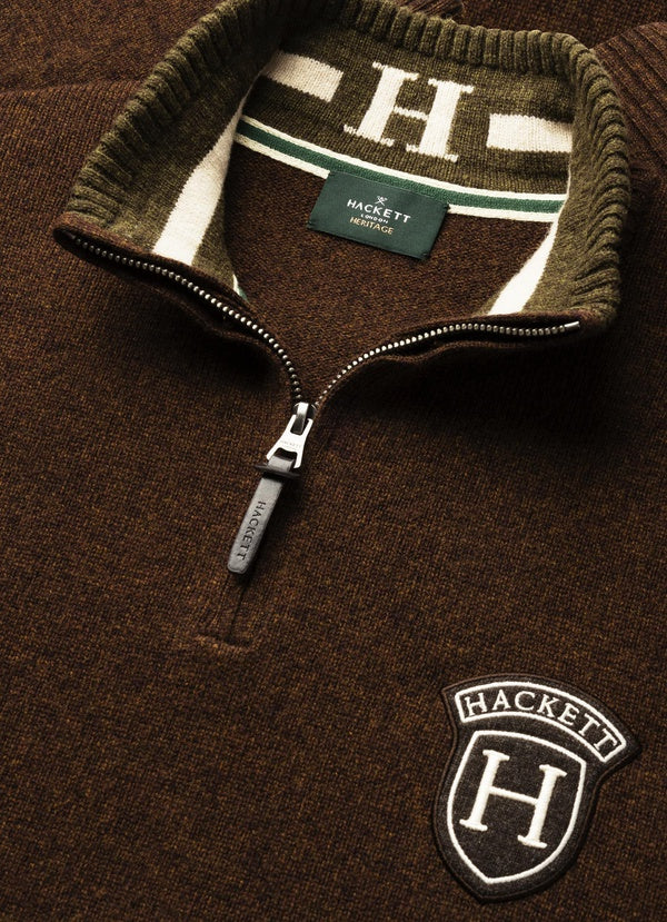 Merino Wool Quarter-Zip Jumper