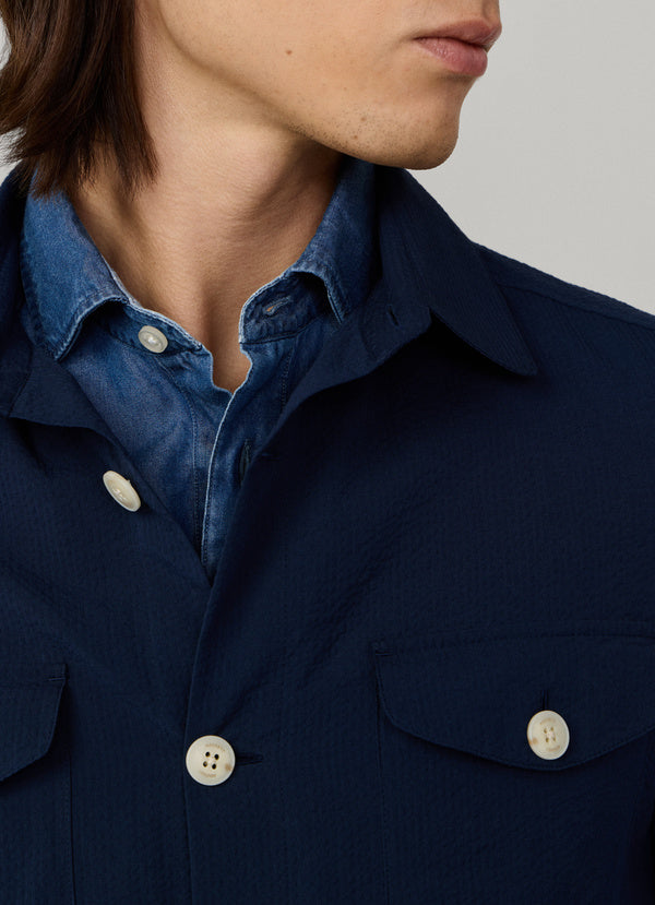 Seersucker Overshirt