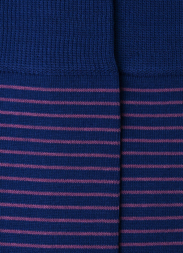 Combed Cotton Striped Socks