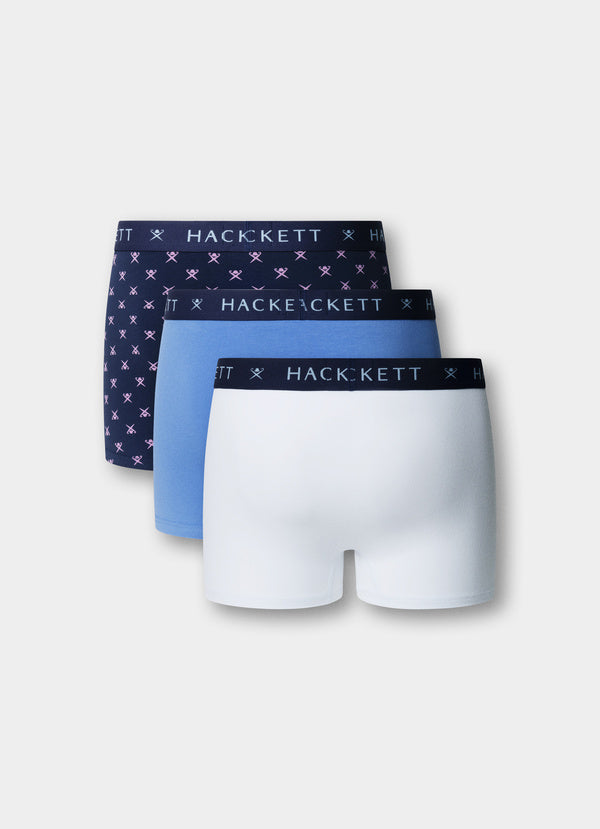 Three Pack Logo Cotton Trunks