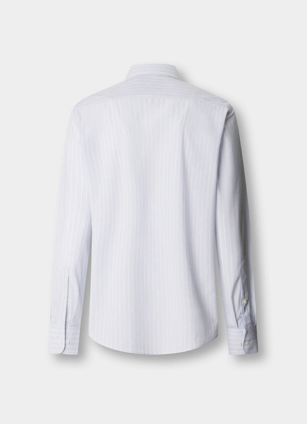Classic Fit Hairline Two-Tone Stripe Shirt