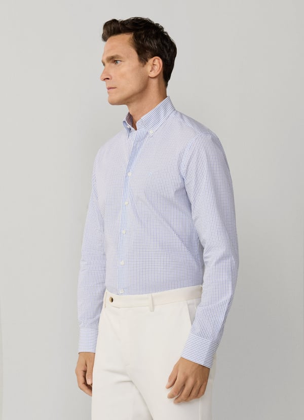 Classic Fit City Tattersall Poplin Shirt