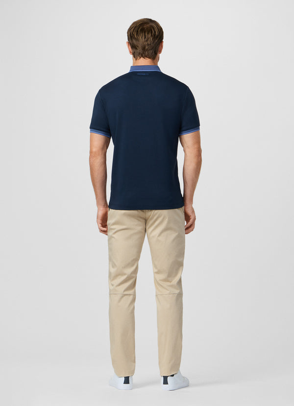 Classic Fit Short Sleeve Quarter Zip Polo