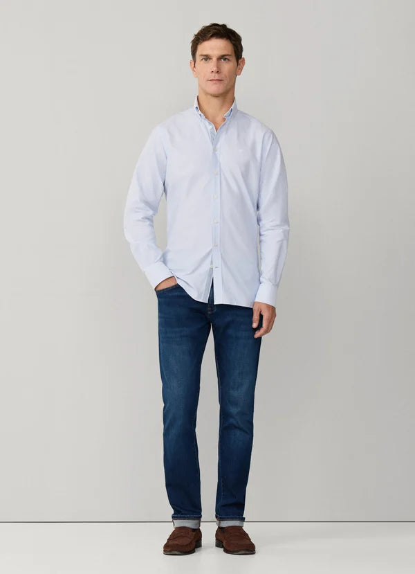 Tailored Fit Ticking Stripe Shirt
