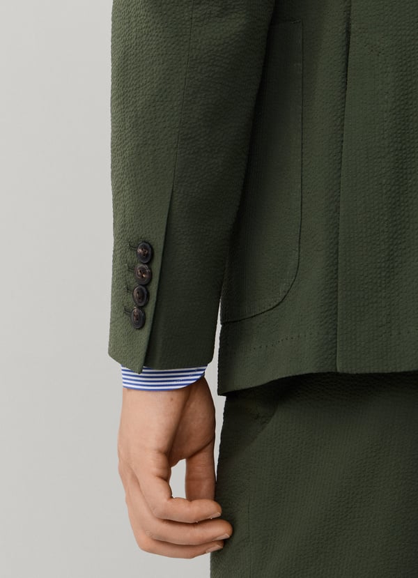 Seersucker Blazer